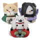 Naruto Shippuden - Mega Cat Project trading figures Nyanto! The Big Nyaruto Series The Sannin Set 10 cm (With Gift)