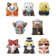 One Piece - Mega Cat Project trading figures NyanPieceNyan! Vol. 1 I'm Gonna Be King of Paw-Rates 3 cm (8)