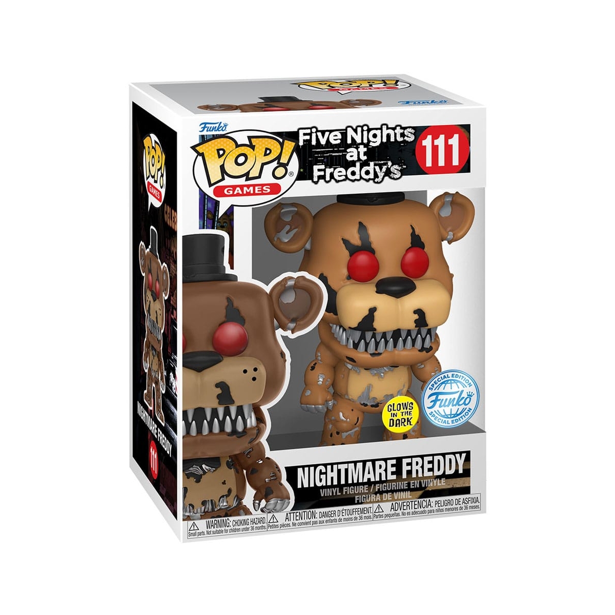 Five Nights at Freddy's - Set POP! & Tee figurine et T-Shirt Nightmare  Freddy(GW) - Figurine-Discount