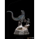 Jurassic World Le Monde d'après - Statuette 1/10 Deluxe Art Scale Blue and Beta 20 cm