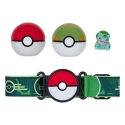 Pokémon - Ensemble pour ceinture Clip'n'Go Poké Ball, Faiblo Ball & Bulbizarre