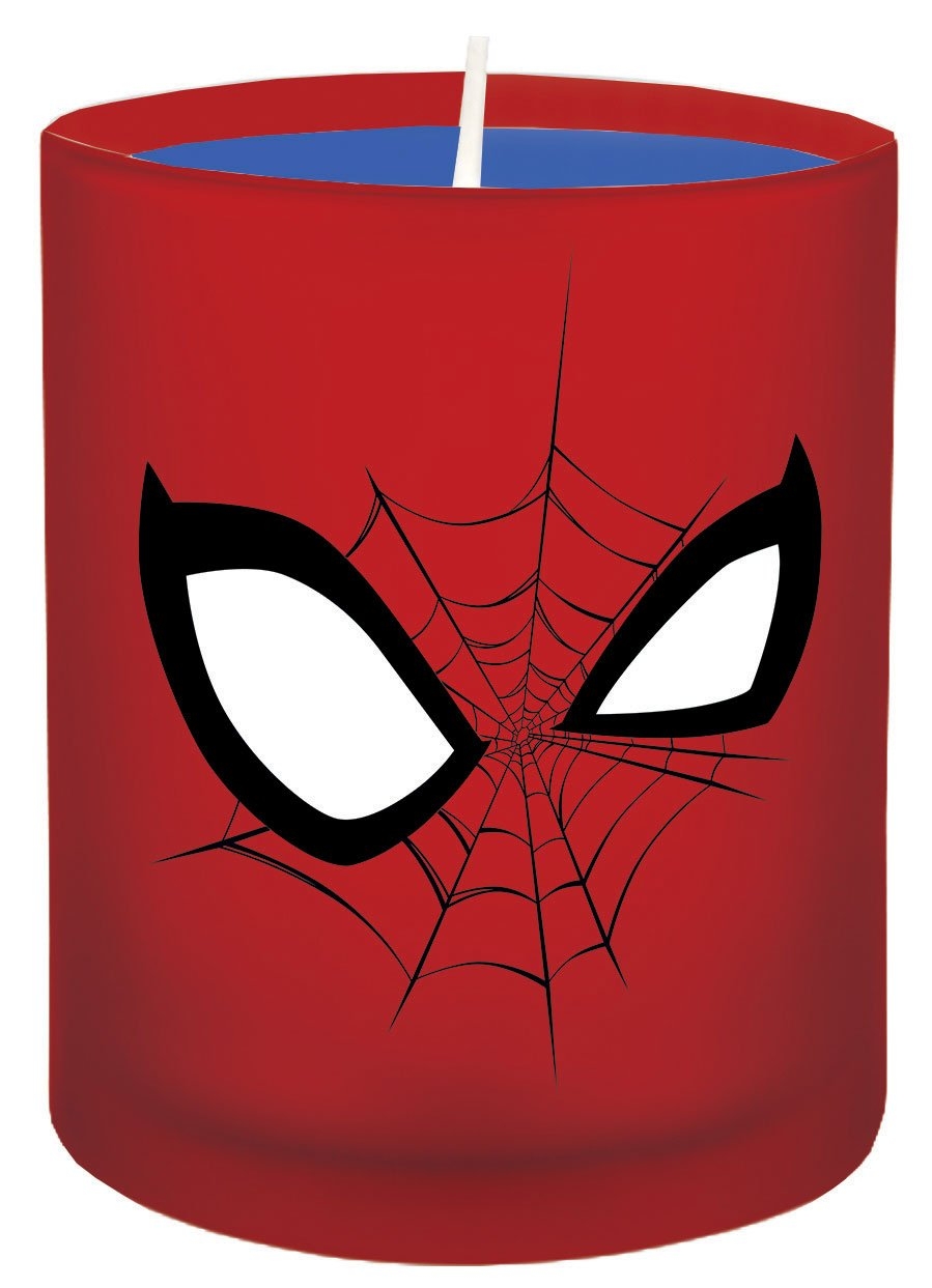 Bougie Spiderman Webbed Wonder, bougie en cire de plus de 10,2 cm de haut,  bougie d'anniversaire Spiderman