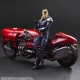 Final Fantasy VII Remake Play Arts Kai - Figurine et véhicule Roche & Bike