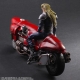 Final Fantasy VII Remake Play Arts Kai - Figurine et véhicule Roche & Bike