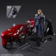 Final Fantasy VII Remake Play Arts Kai - Figurine et véhicule Roche & Bike