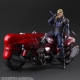 Final Fantasy VII Remake Play Arts Kai - Figurine et véhicule Roche & Bike