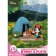 Disney - Diorama D-Stage Campsite Series Mini & Pluto 10 cm