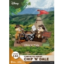 Disney - Diorama D-Stage Campsite Series Chip & Dale 10 cm