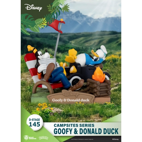 Disney - Diorama D-Stage Campsite Series Goofy & Donald Duck 10 cm