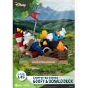 Disney - Diorama D-Stage Campsite Series Goofy & Donald Duck 10 cm