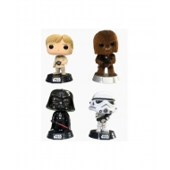 Star Wars - Pack 4 figurines POP! New Classics (FL) 9 cm