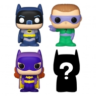 DC Comics - Pack 4 figurines Bitty POP! Batman Adam West 2,5 cm