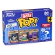 DC Comics - Pack 4 figurines Bitty POP! Batman Adam West 2,5 cm