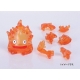 Le Chateau ambulant - Puzzle 3D mini Calcifer