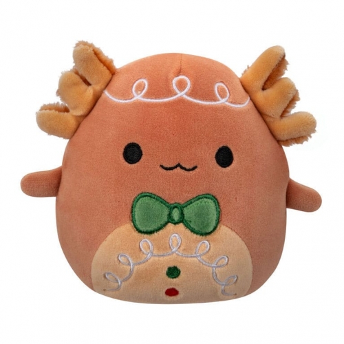 Squishmallows - Peluche Christmas Den the Axolotl Gingerbread 20 cm