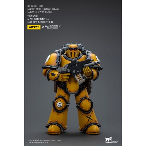 Warhammer The Horus Heresy - Figurine 1/18 Imperial Fists Legion MkIII Tactical Squad Legionary with Bolter 12 cm