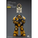 Warhammer The Horus Heresy - Figurine 1/18 Imperial Fists Legion MkIII Tactical Squad Legionary with Legion Vexilla 12 cm