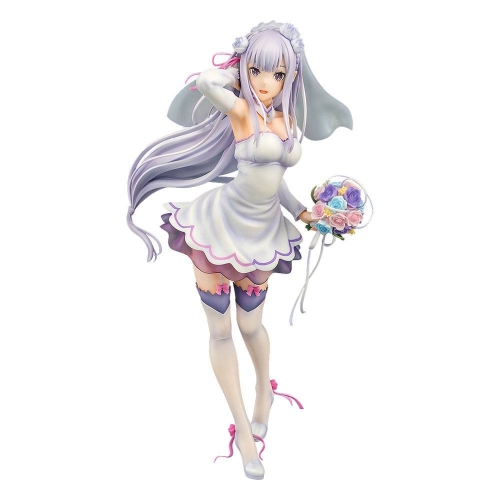 Re:ZERO -Starting Life in Another World- - Statuette 1/7 Emilia Wedding Ver. 25 cm