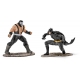 Justice League - Pack 2 figurines Batman vs. Bane 10 cm