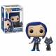 Coraline - Figurine POP! Coraline avec chat 9 cm