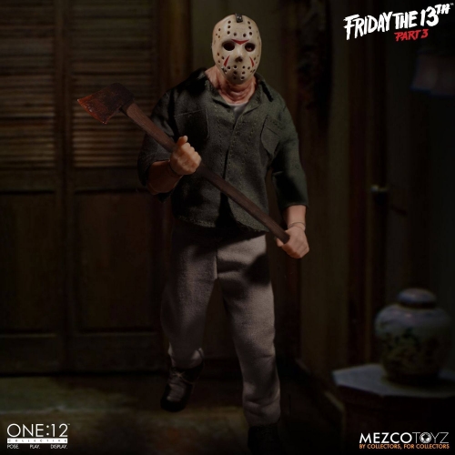 Vendredi 13 Meurtres en 3 dimensions - Figurine 1/12 Jason Voorhees 16 cm