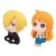 One Piece - Statuettes Look Up Nami & Sanji 11 cm (avec cadeau)