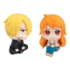 One Piece - Statuettes Look Up Nami & Sanji 11 cm (avec cadeau)