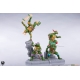 Les Tortues Ninja - Pack 4 statuette Sabretooth 20 cm