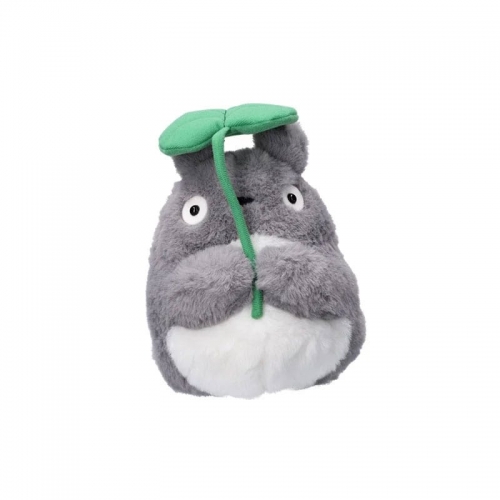 Mon voisin Totoro - Peluche Nakayoshi Big Totoro avec feuille 21 cm