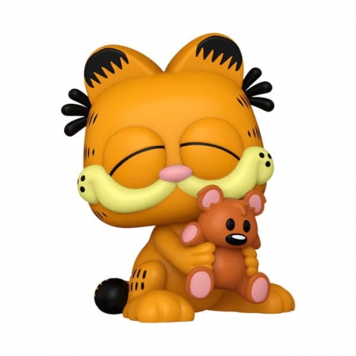 Garfield - Figurine POP! Garfield avec Pooky 9 cm