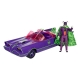 DC Retro - Figurine Batman 66 Batmobil with Joker (Gold Label) 15 cm