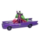 DC Retro - Figurine Batman 66 Batmobil with Joker (Gold Label) 15 cm