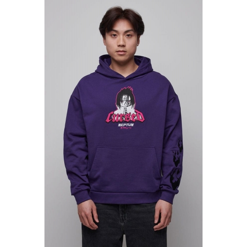 Naruto Shippuden - Sweat à capuche Graphic Purple