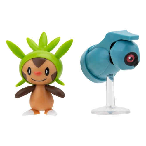 Pokémon - Pack 2 figurines Battle Figure First Partner Set Marisson, Terhal 5 cm