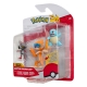 Pokémon - Pack 3 figurines Battle Figure Set Scalpion, Carapuce 1, Chimpenfeu 5 cm