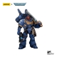 Warhammer 40k - Figurine 1/18 Ultramarines Jump Pack Intercessors Sergeant With Plasma Pistol And Power Sword 12 cm