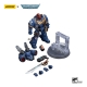 Warhammer 40k - Figurine 1/18 Ultramarines Jump Pack Intercessors Sergeant With Plasma Pistol And Power Sword 12 cm