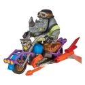 Les Tortues Ninja - Figurine Chopper avec Rocksteady