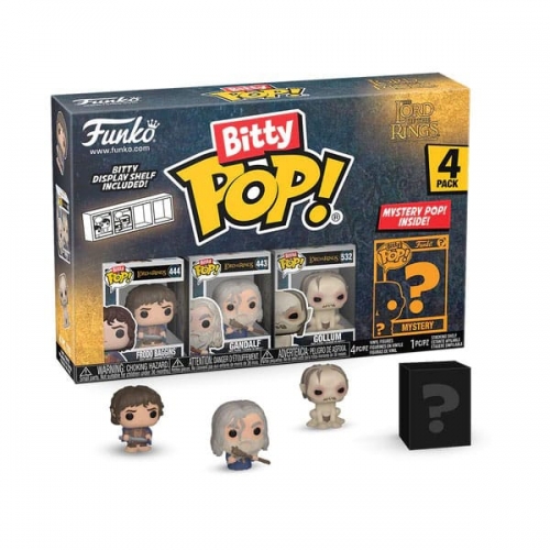 Le Seigneur des Anneaux - Pack 4 figurines Bitty POP! Frodo 2,5 cm