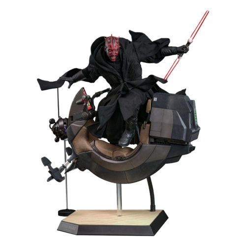 Star Wars Episode I - Figurine Movie Masterpiece 1/6 Darth Maul avec Sith Speeder 29 cm