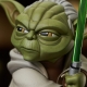 Star Wars The Clone Wars - Buste 1/7 Yoda 13 cm