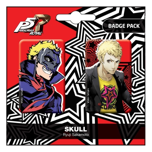 Persona 5 Royal - Pack 2 pin's Skull / Ryui Sakamoto