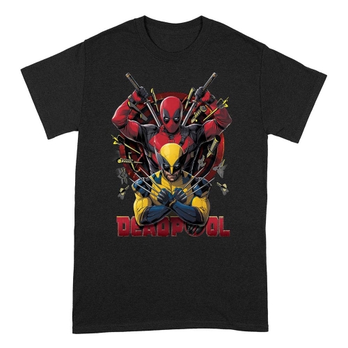 Deadpool - T-Shirt Deadpool And Wolverine Pose