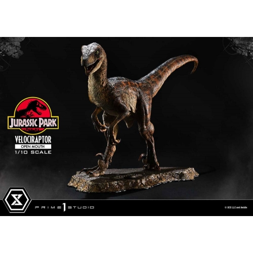 Jurassic Park - Statuette Prime Collectibles 1/10 Velociraptor Open Mouth 19 cm