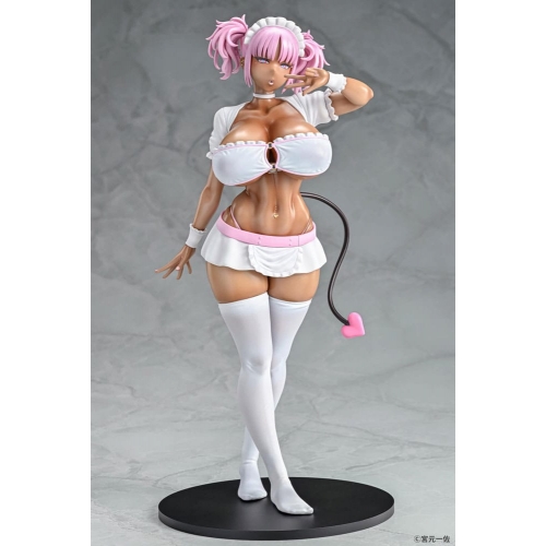 Original Character - Statuette 1/6 Black Gal Maid Succubus Cocoa Pink Ver. 30 cm