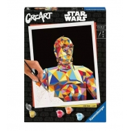 Star Wars - Set de peinture par numéros CreArt C-3PO 24 x 30 cm