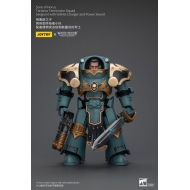 Warhammer The Horus Heresy - Figurine 1/18 Tartaros Terminator Squad Sergeant With Volkite Charger And Power Sword 12 cm