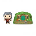 Le Seigneur des anneaux - Figurine POP! Bilbo & Bag End 9 cm