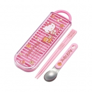 Hello Kitty - Set baguettes et cuillère Sweety rose