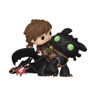 Dragons - Figurine POP! Rides Deluxe Hiccup w/Toothless 9 cm